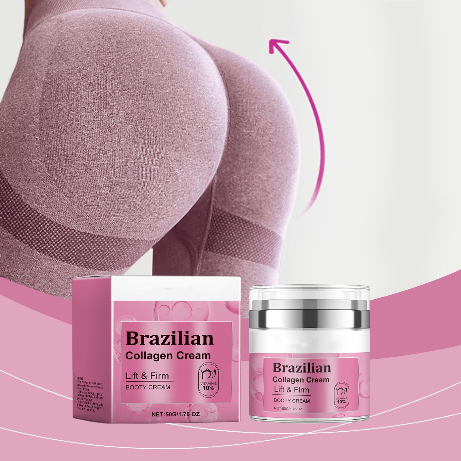 Braziliaanse collageencrème (Booty Cream)